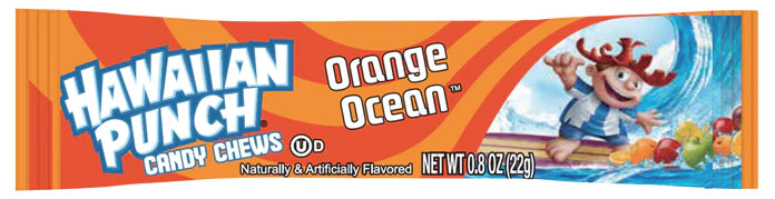 Hawaiian Punch Chew Bars Orange Ocean 22 g (36 Pack) Exotic Candy Wholesale Montreal Quebec Canada