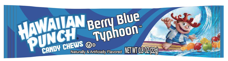 Hawaiian Punch Chew Bars Berry Blue Typhoon 22 g (36 Pack) Exotic Candy Wholesale Montreal Quebec Canada
