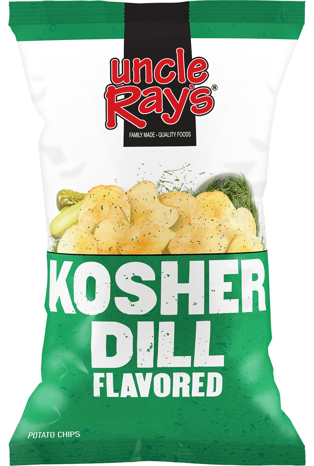 Uncle Ray's Kosher Dill Chips 120 g (10 Pack) Exotic Snacks Wholesale Montreal Quebec Canada