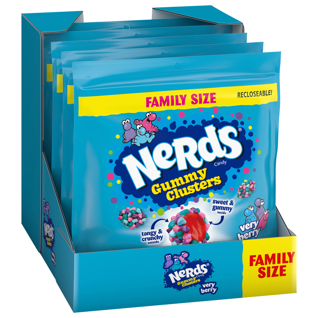 Nerds Gummy Clusters Very Berry Family Size 524 g (5 Pack) Exotic Candy Wholesale Montreal Quebec Canada