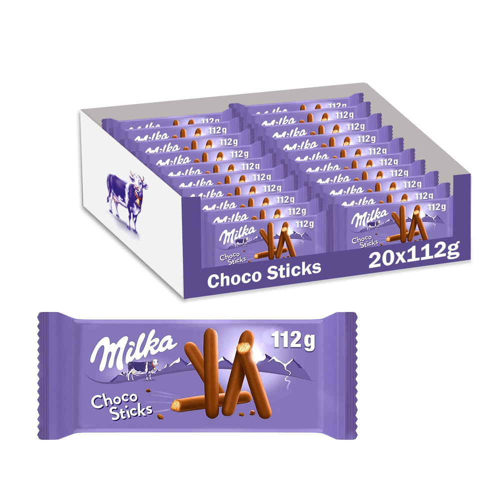 Milka Choco Sticks 112 g (20 Pack) Exotic Snacks Wholesale Montreal Quebec Canada