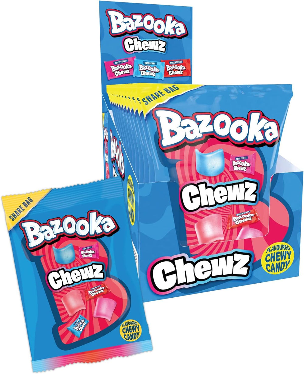 Bazooka Mini Chews 120 g (12 Pack) Exotic Candy Wholesale Montreal Quebec Canada