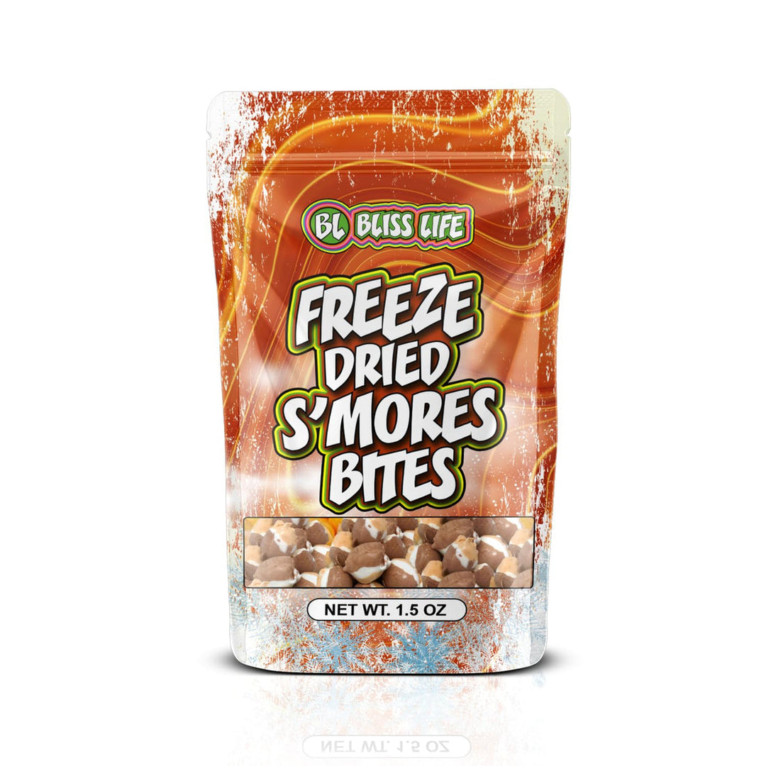 Bliss Life Freeze Dried S'mores Bites 43 g (30 Pack) Exotic Candy Wholesale Montreal Quebec Canada