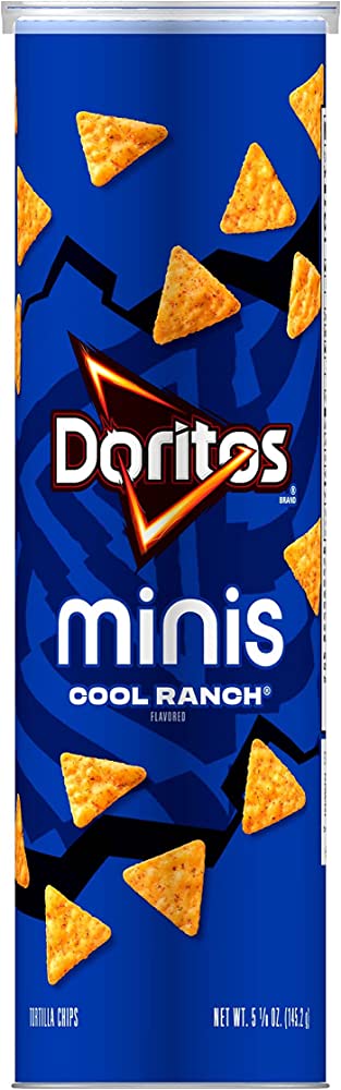 Doritos Cool Ranch Minis 145.3 g (12 Pack) Exotic Snacks Wholesale Montreal Quebec Canada