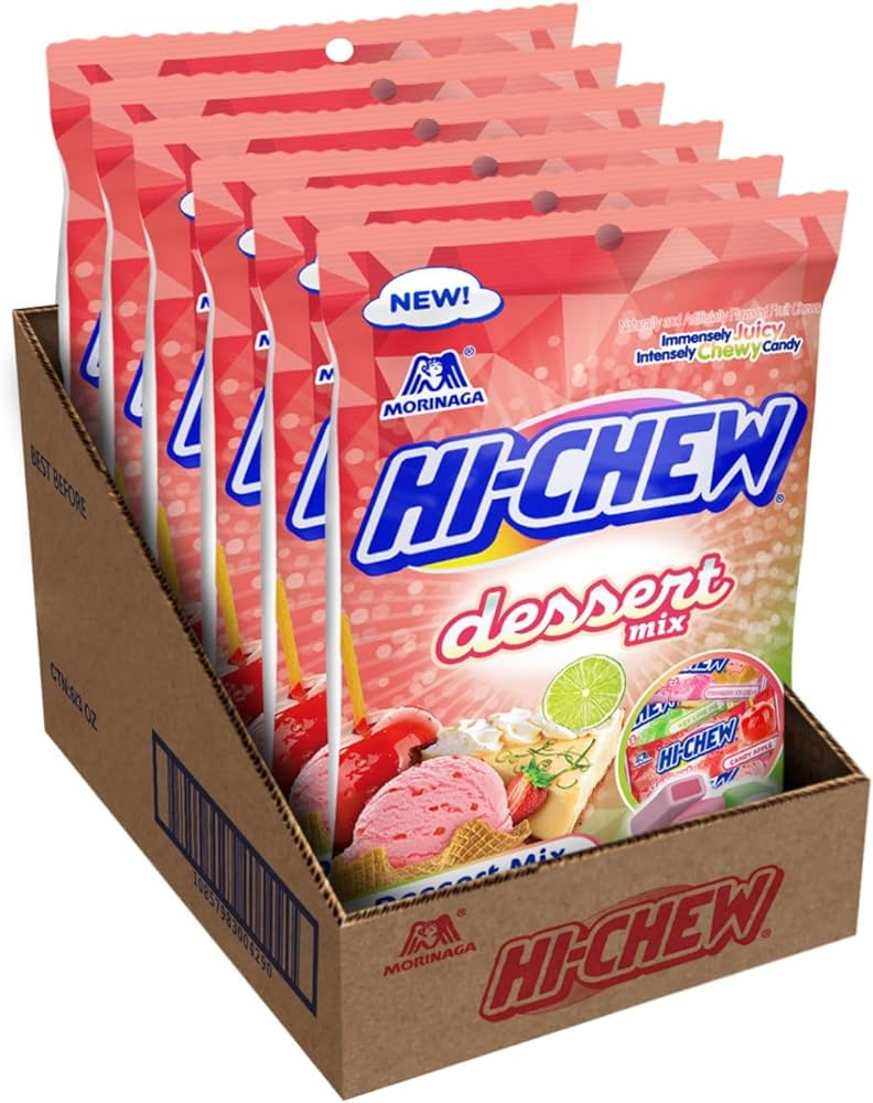 Hi-Chew Dessert Mix 85 g (6 Pack) Exotic Candy Wholesale Montreal Quebec Canada