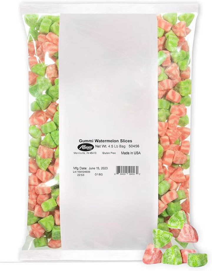 Albanese Bulk Watermelon Slices 2 kg Exotic Candy Warehouse Montreal Quebec Canada