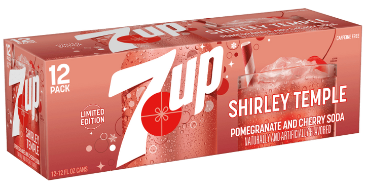 7UP Shirley Temple Can 355 mL (12 Pack) Exotic Drinks Wholesale Montreal Quebec Canada