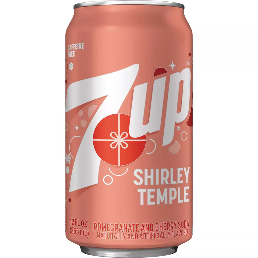 7UP Shirley Temple Can 355 mL (12 Pack) Exotic Drinks Wholesale Montreal Quebec Canada