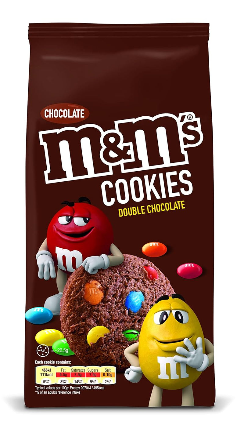 M&M Double Chocolate Cookies 144 g (8 Pack)