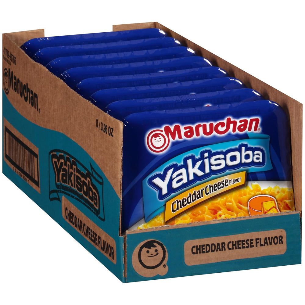 Maruchan Yakisoba Cheddar Cheese 112.5 g (8 Pack) Exotic Snacks Wholesale Montreal Quebec Canada