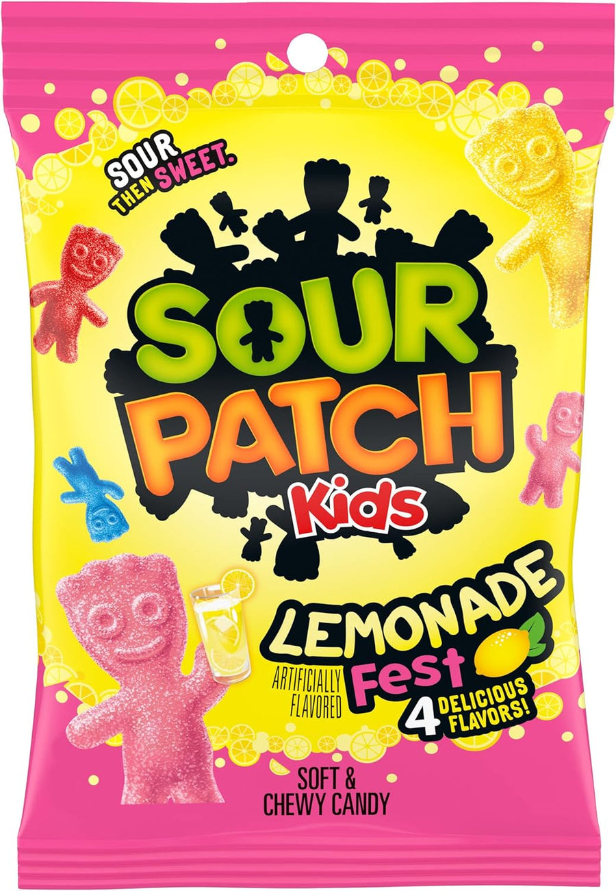 Sour Patch Kids Lemonade Fest 102 g (12 Pack) Exotic Candy Wholesale Montreal Quebec Canada