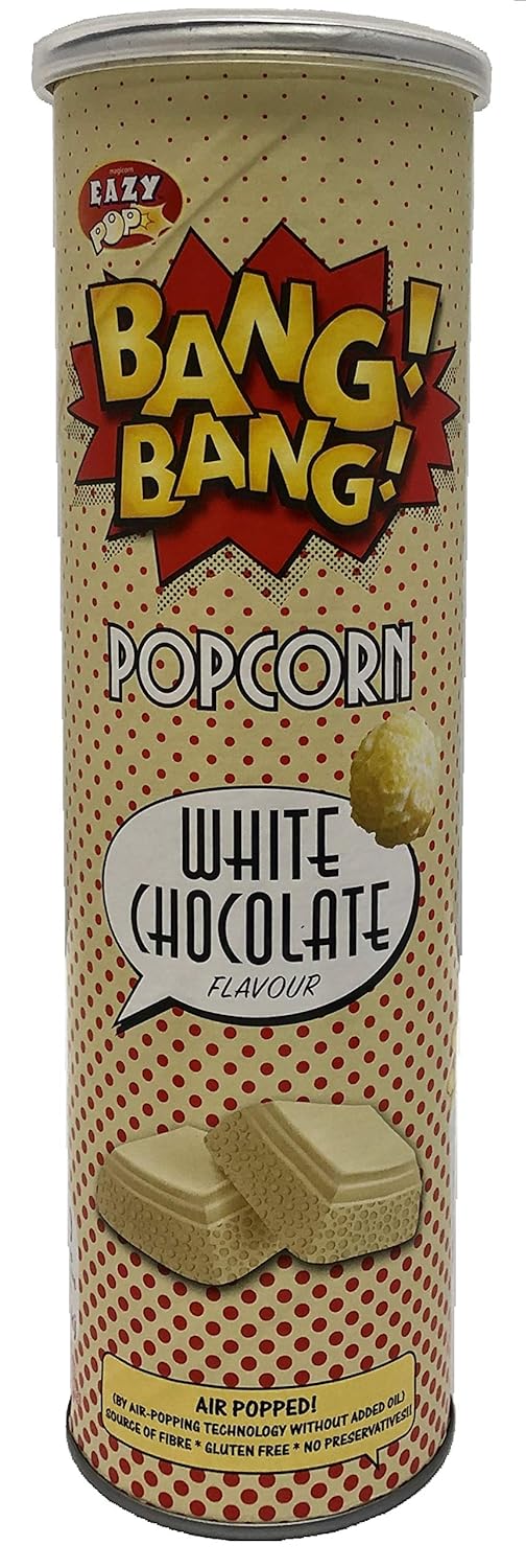 Bang Bang White Chocolate Popcorn 85 g (6 Pack) Exotic Snack Wholesale Montreal Quebec Canada