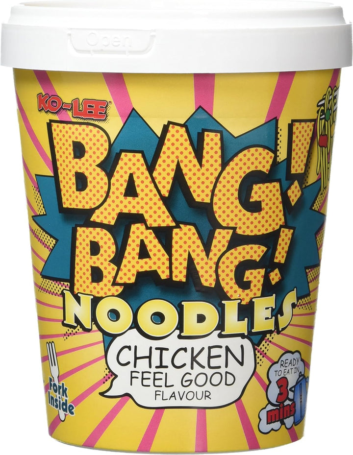 Ko-lee Bang Bang Chicken Feel Good Cup Noodles 65 g (8 Pack) Exotic Snack Wholesale Montreal Quebec Canada