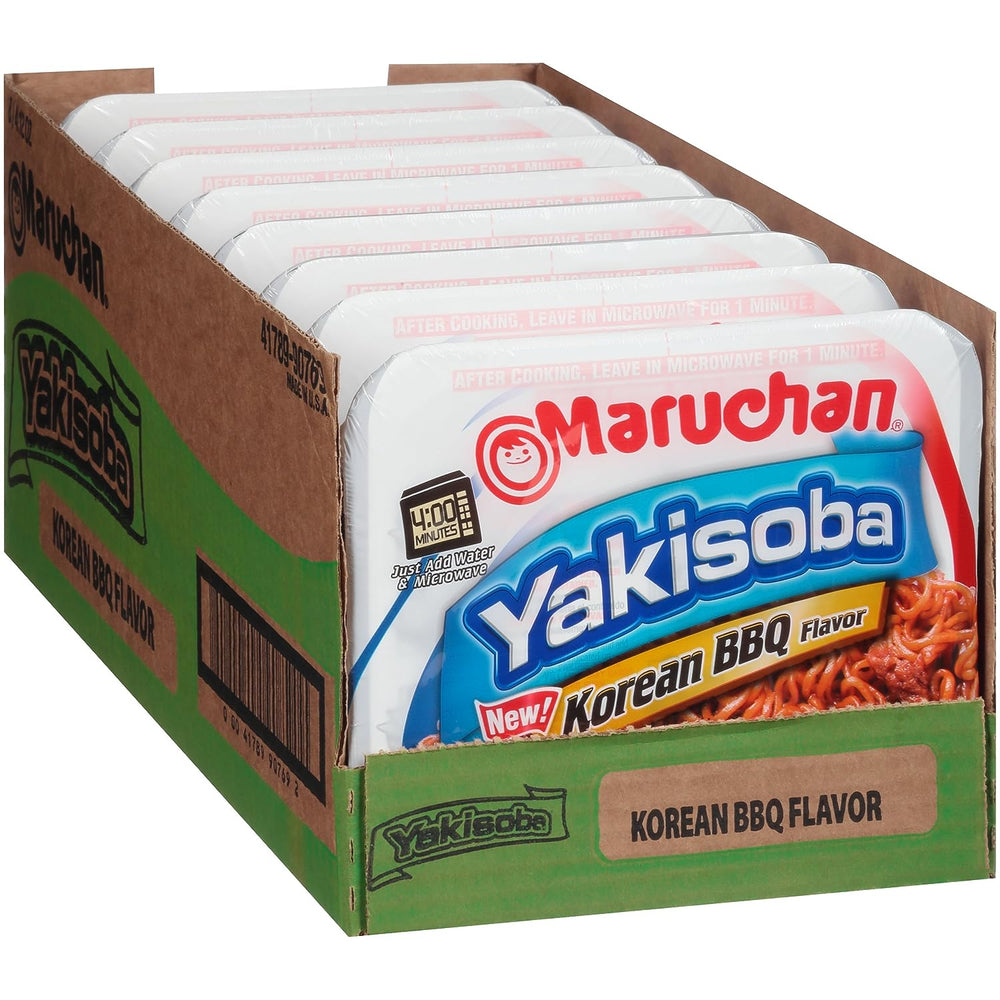 Maruchan Yakisoba Korean BBQ 116.9 g (8 Pack) Exotic Snacks Wholesale Montreal Quebec Canada