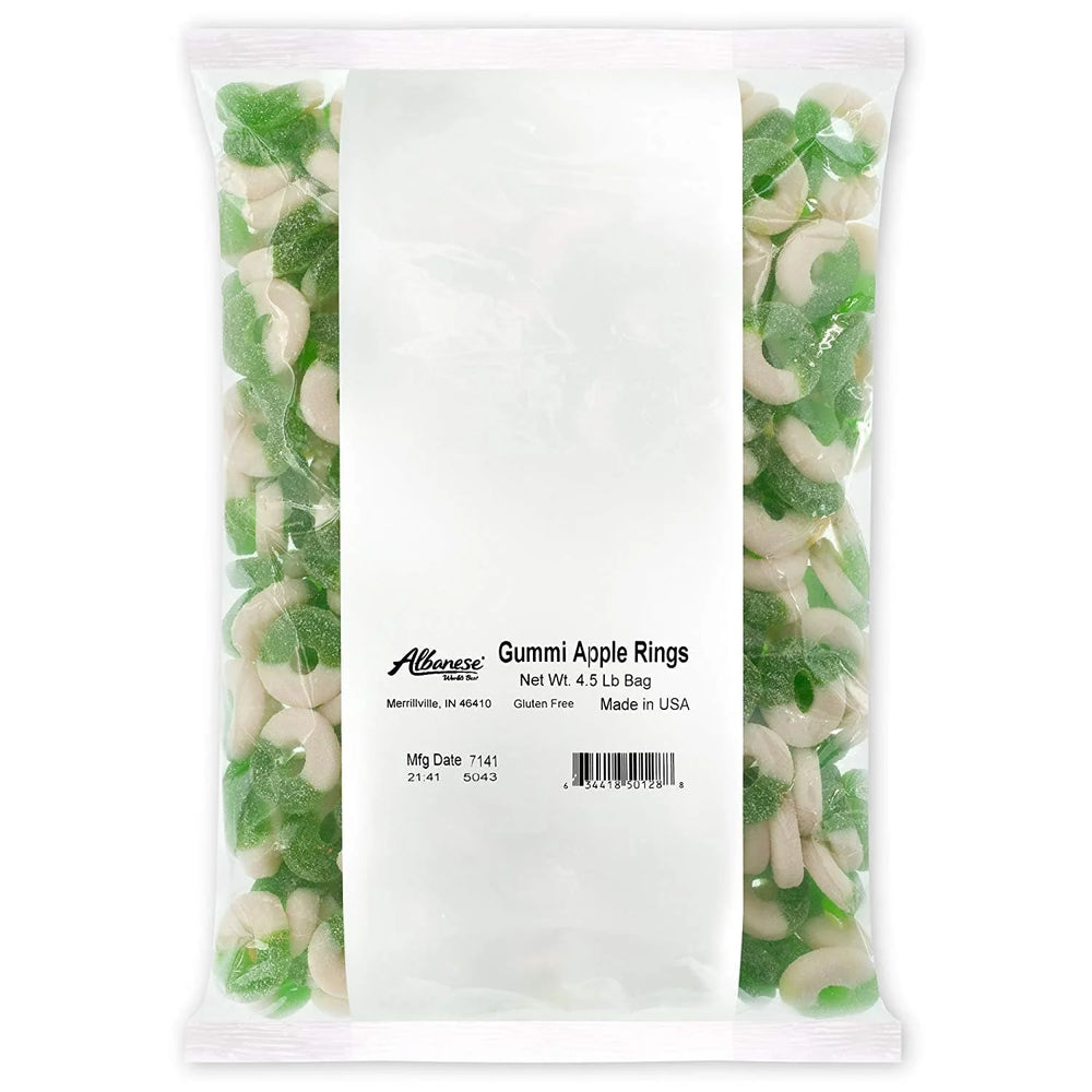 Albanese Bulk Apple Rings 2 kg Exotic Candy Warehouse Montreal Quebec Canada