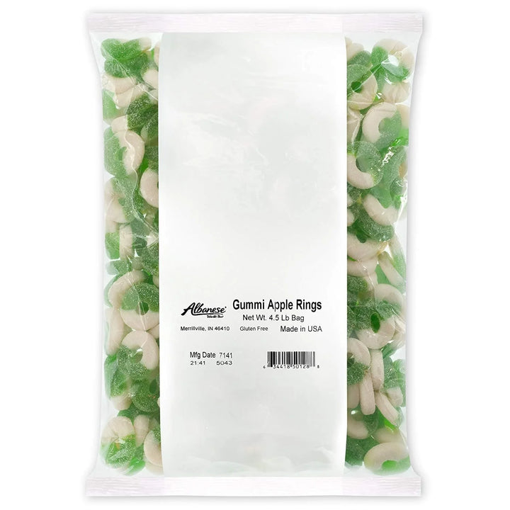 Albanese Bulk Apple Rings 2 kg Exotic Candy Warehouse Montreal Quebec Canada