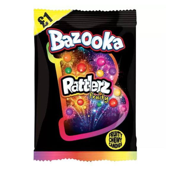 Bazooka Rattlerz Fruity 100 g (12 Pack) Exotic Candy Wholesale Montreal Quebec Canada