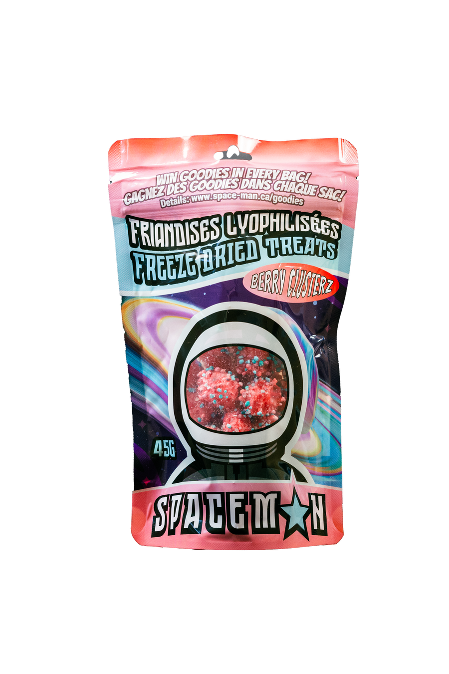 Spaceman Berry Clusterz 45 g (10 Pack) Freeze Dried Candy Wholesale Montreal Quebec Canada