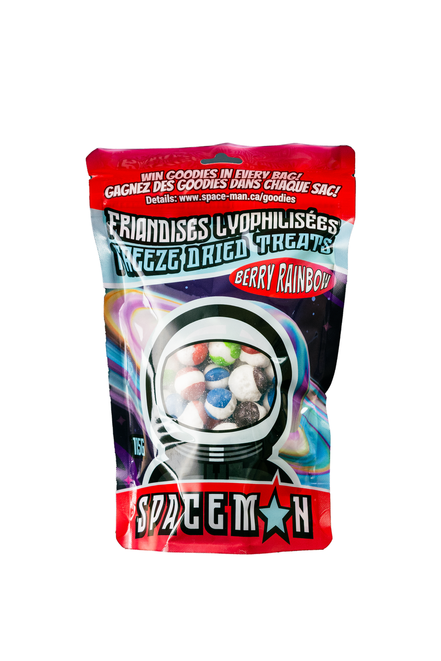 Spaceman Berry Rainbow 115 g (10 Pack) Freeze Dried Candy Wholesale Montreal Quebec Canada 