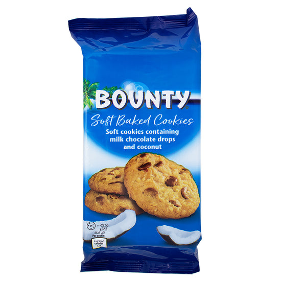 Bounty Soft-Baked Cookies 180 g (8 Pack) Exotic Snacks Wholesale Montreal Quebec Canada