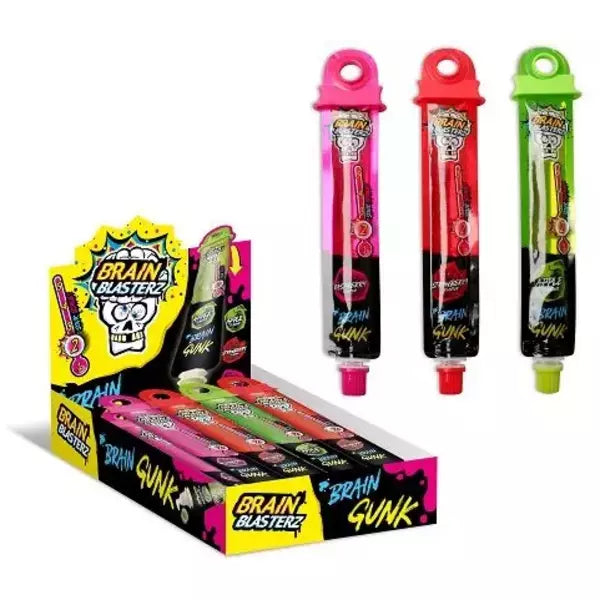 Brain Blasterz Sour Gunk 32 g (12 Pack) Exotic Candy Wholesale Montreal Quebec Canada