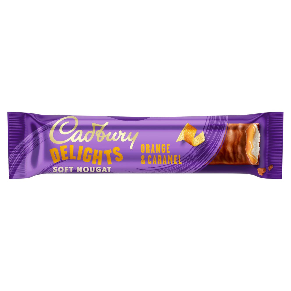 Cadbury Delights Orange 5-Pack Chocolate Bar 110 g (9 Pack) Exotic Chocolate Wholesale Montreal Quebec Canada 