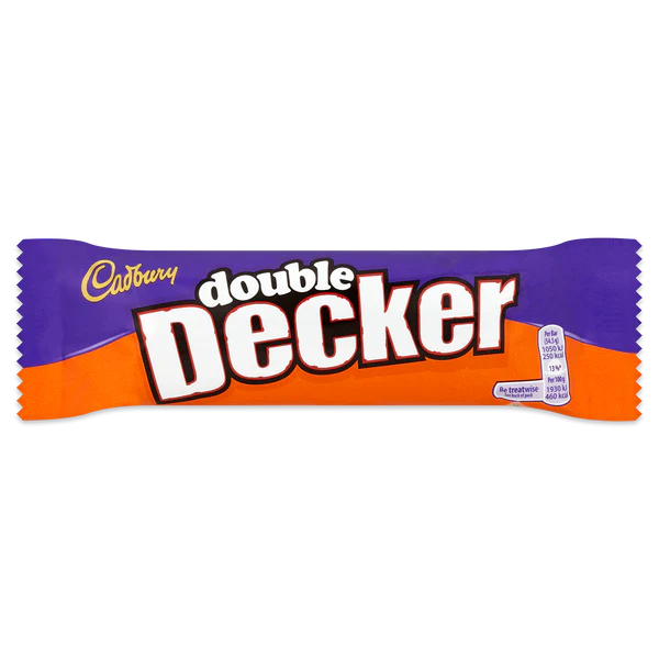 Cadbury Double Decker Bar 54.5 g (48 Pack) Exotic Chocolate Wholesale Montreal Quebec Canada