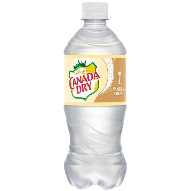 Canada Dry Vanilla Cream 591 mL (24 Pack) Exotic Soda Wholesale Distribution Montreal Quebec Canada