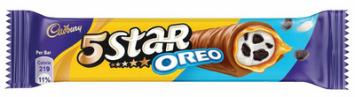 Cadbury 5 Star Oreo Chocolate Bar 42 g (24 Pack) Exotic Candy Wholesale Montreal Quebec Canada