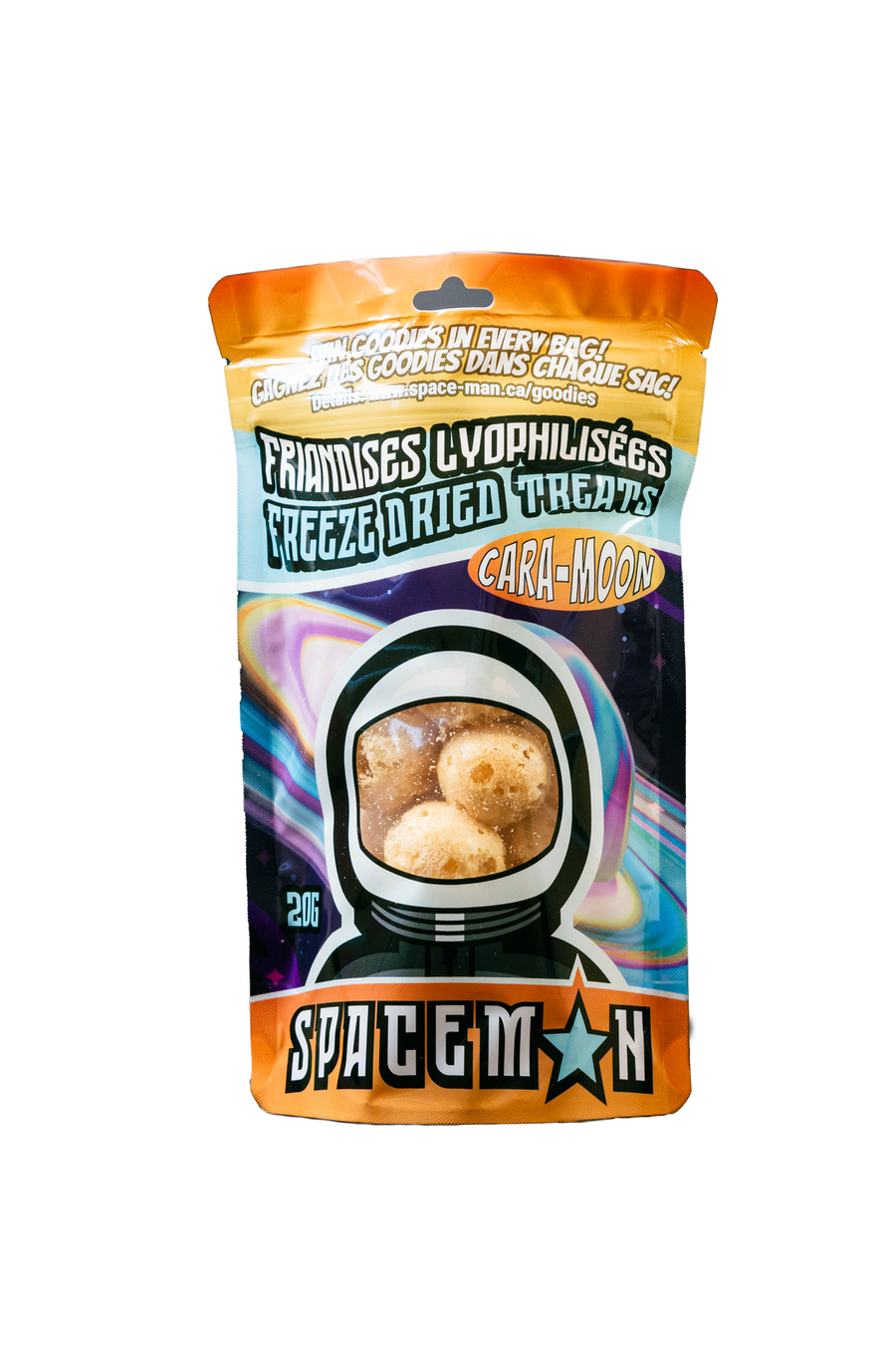 Spaceman Cara Moon 20 g (10 Pack) Freeze Dried Candy Wholesale Montreal Quebec Canada