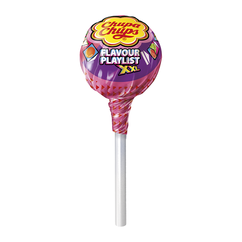 Chupa Chups XXL Playlist Cola Lollipop 29 g (25 Pack) Exotic Candy Wholesale Montreal Quebec Canada