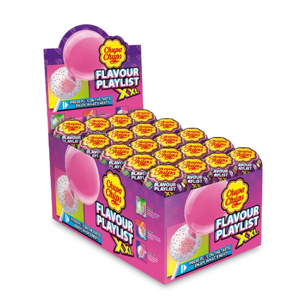 Chupa Chups XXL Playlist Cola Lollipop 29 g (25 Pack) Exotic Candy Wholesale Montreal Quebec Canada