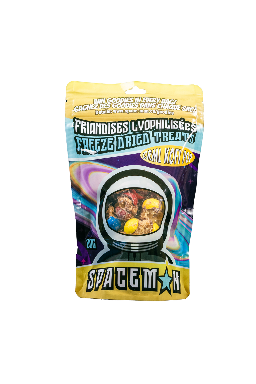 Spaceman Crml Kofi Pop 80 g (10 Pack) Exotic Candy Wholesale Montreal Quebec Canada