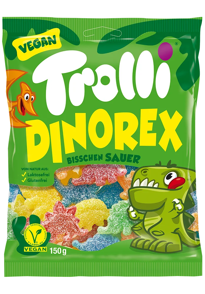 Trolli Dinorex 150 g (21 Pack) Exotic Candy Wholesale Montreal Quebec Canada