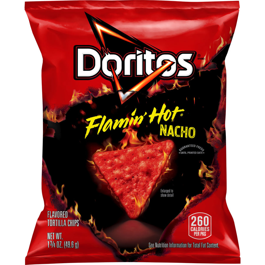 Doritos Flamin' Hot 49.6 g (64 Pack) Exotic Snacks Wholesale Montreal Quebec Canada