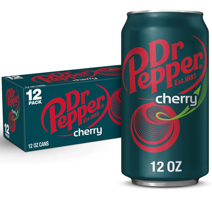 Dr Pepper Cherry 355 mL Exotic Soda Wholesale Distribution Montreal Quebec Canada