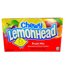 Ferrara Lemonhead Chewy Fruit Mix Theatre Box 141 g (12 Pack) Exotic Candy Wholesale Montreal Quebec Canada