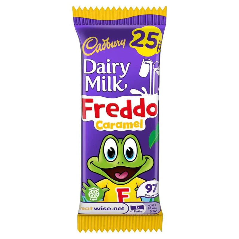 Cadbury Freddo Caramel Bar 19.5 g (60 Pack) Exotic Chocolate Wholesale Montreal Quebec Canada