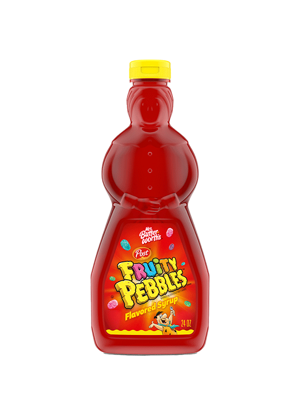 Mrs. Butterworth's Fruity Pebbles Syrup 710 mL (9 Pack) Exotic Snacks Wholesale Montreal Quebec Canada