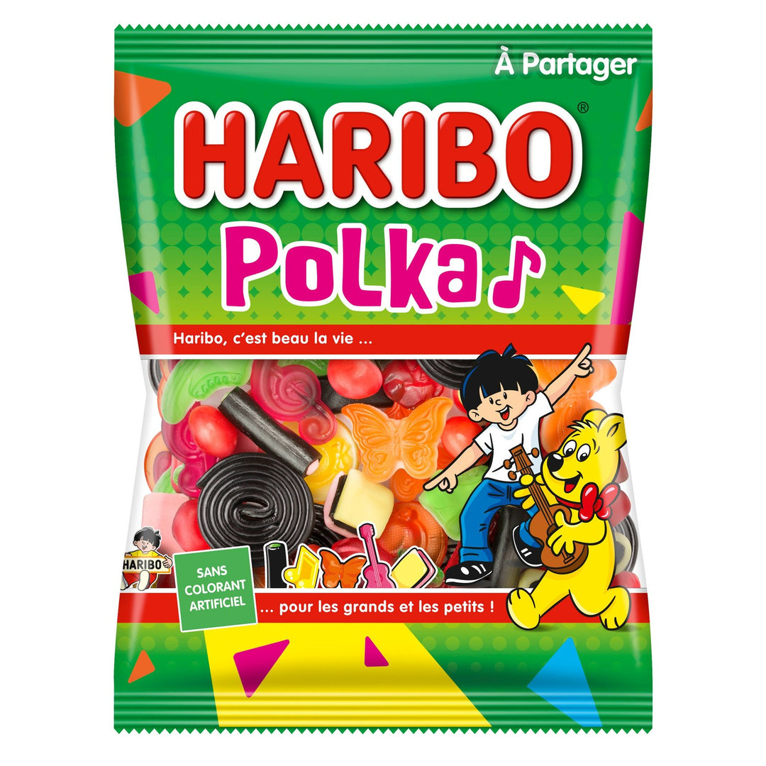 Haribo Polka 120 g (30 Pack) Exotic Candy Wholesale Montreal Quebec Canada