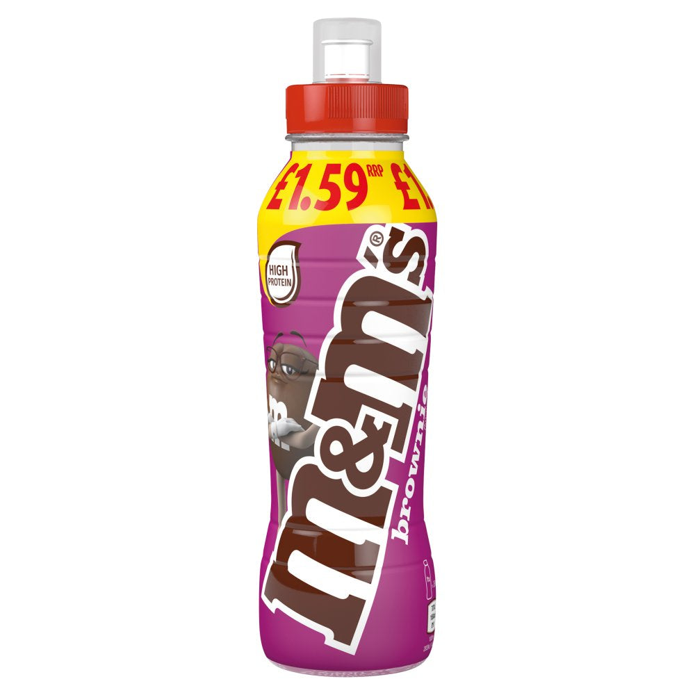 M&M's Brownie Sports Cap Milk Drink 350 mL (8 Pack) Exotic Drinks Wholesale Montreal Quebec Canada