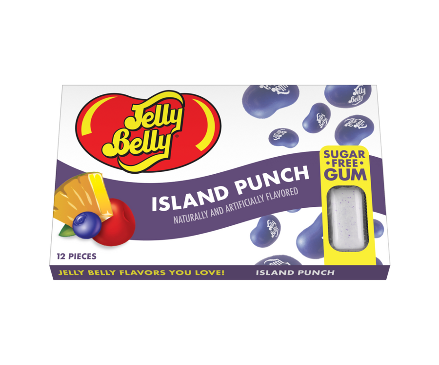 Jelly Belly Island Punch Gum 22 g (12 Pack) Exotic Candy Wholesale Montreal Quebec Canada