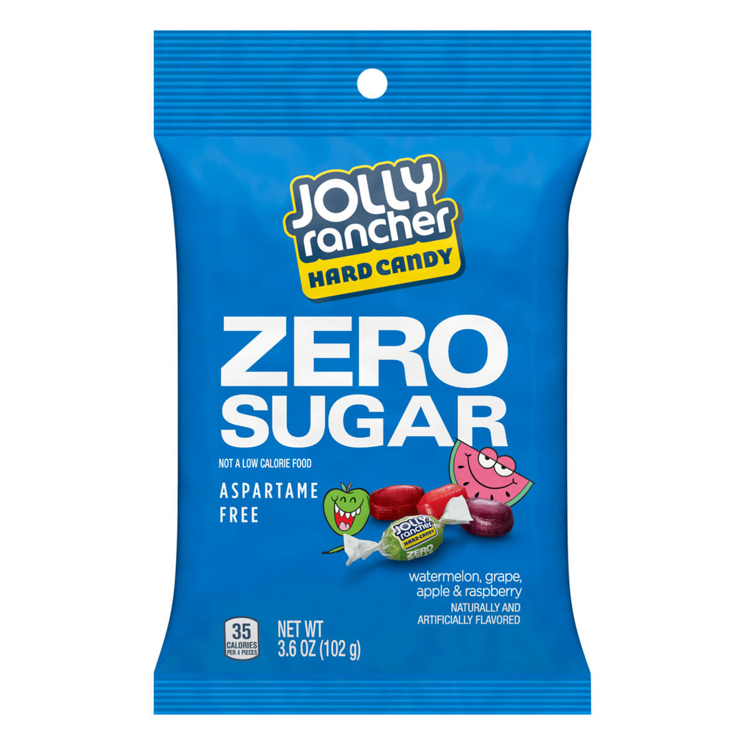 Jolly Rancher Zero Sugar Hard Candy 102 g (12 Pack) Exotic Candy Wholesale Montreal Quebec Canada