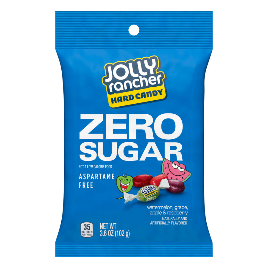 Jolly Rancher Zero Sugar Hard Candy 102 g (12 Pack) Exotic Candy Wholesale Montreal Quebec Canada
