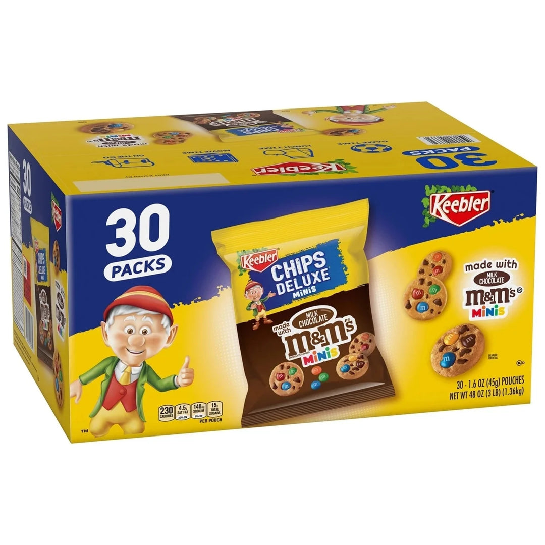 Keebler M&M Bite Size Cookies 45 g (30 Pack) Exotic Snacks Wholesale Distribution Montreal Quebec Canada