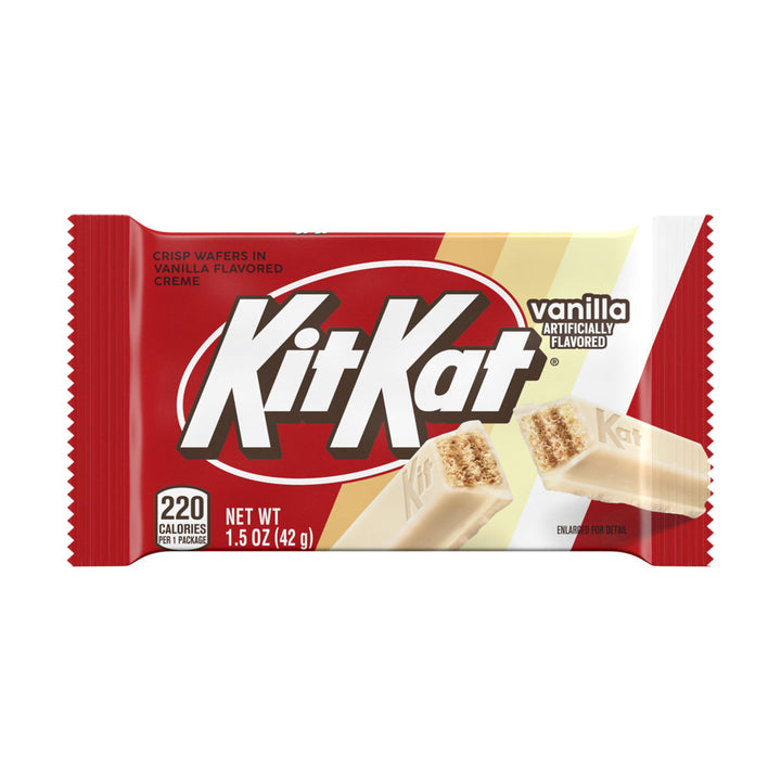 Kit Kat Crisp Wafers in Vanilla-Flavoured Creme 42 g (24 Pack) Exotic Candy Wholesale Montreal Quebec Canada
