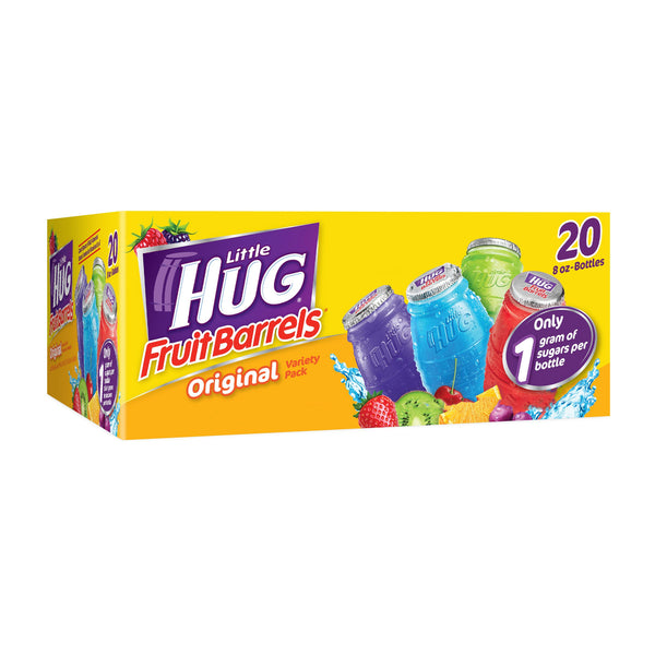 Little Hug Fruit Barrels Original Variety Pack 236 mL (20 Pack) Exotic Drinks Wholesale Montreal Quebec Canada