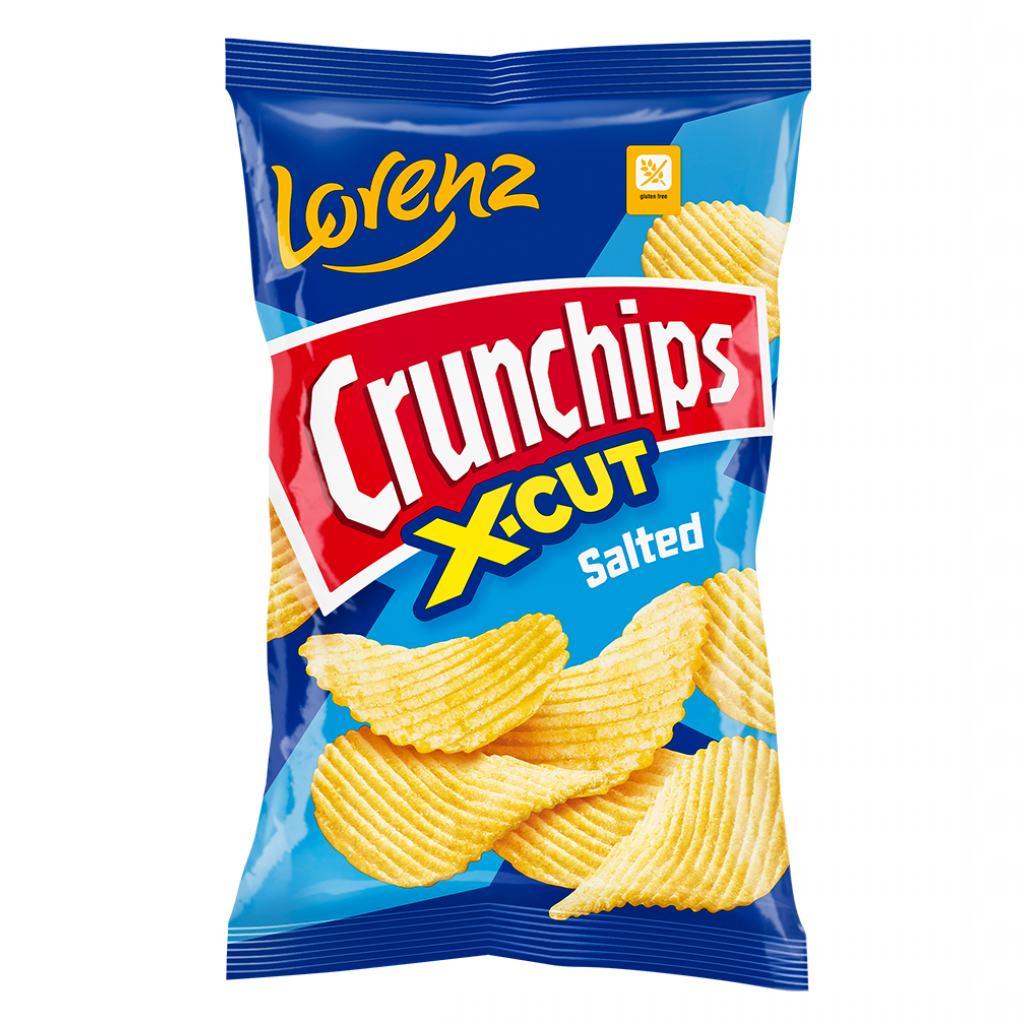 Lorenz Crunchips X-Cut Salted 130 g (10 Pack) Exotic Snacks Wholesale Montreal Quebec Canada