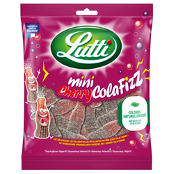 Lutti Mini Cherry Colabizz 100 g (14 Pack) Exotic Candy Wholesale Montreal Quebec Canada