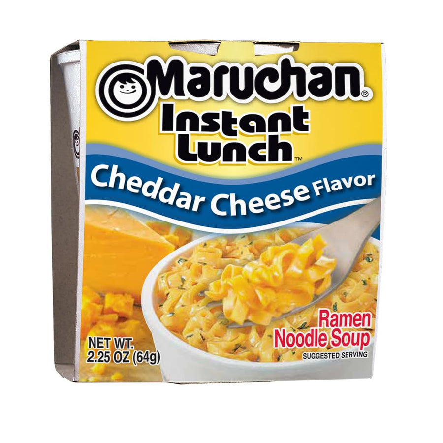 Maruchan Ramen Noodle Soup Cup Cheddar Cheese Flavour 64 g (12 Pack) Exotic Snacks Wholesale Montreal Quebec Canada
